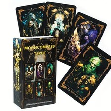 78 Tarrot Karten Mond Motive Deck Wahrsager übersinnlich Orakel Kartenlesen