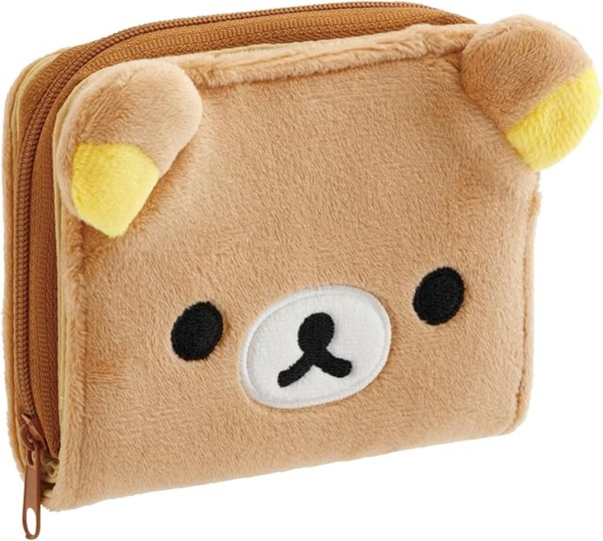 San-X Rilakkuma Plush Wallet Rilakkuma Brown Coin & Card Purse