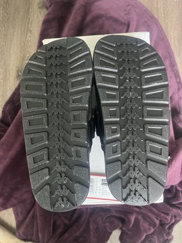 Kappa 222 Banda Mitel 1 Slide/Sandal - Black/White Women’s/Unisex Sz 7 Brand NWT - Picture 6 of 9