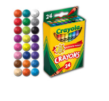 Crayola Crayons 24 Count Classic Colors Back to School Classroom Supplies 3 