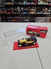 Solido.France Hispano Suiza H6B 1926 6 Cyl Yellow Diecast Model Car in Box
