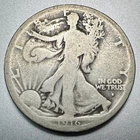 1916-S  WALKING LIBERTY HALF DOLLAR  NICE DETAIL   KEY DATE  #1822