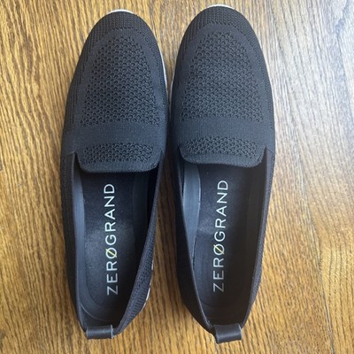 Cole Haan Zero Grand Women's Knit Loafer Comfort Shoes Size 9 1/2 B Black W20352