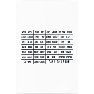 Easy to learn, Deutsch-Englisch 11001000410