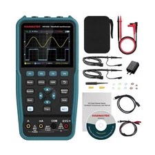 HANMATEK 3 in 1 Handheld Oscilloscope Multimeter 100Mhz Waveform Generator Os...