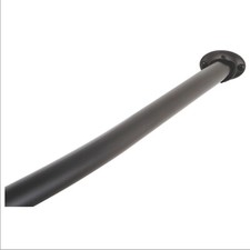 ARISTA Single 60 in - 72 in Adjustable Curved Shower Rod in Oil Rubbed Bronze