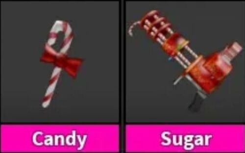 ROBLOX MURDER MYSTERY 2 MM2 CANDY SET, CANDY & SUGAR (2 ITEMS) - Afbeelding 1 van 8