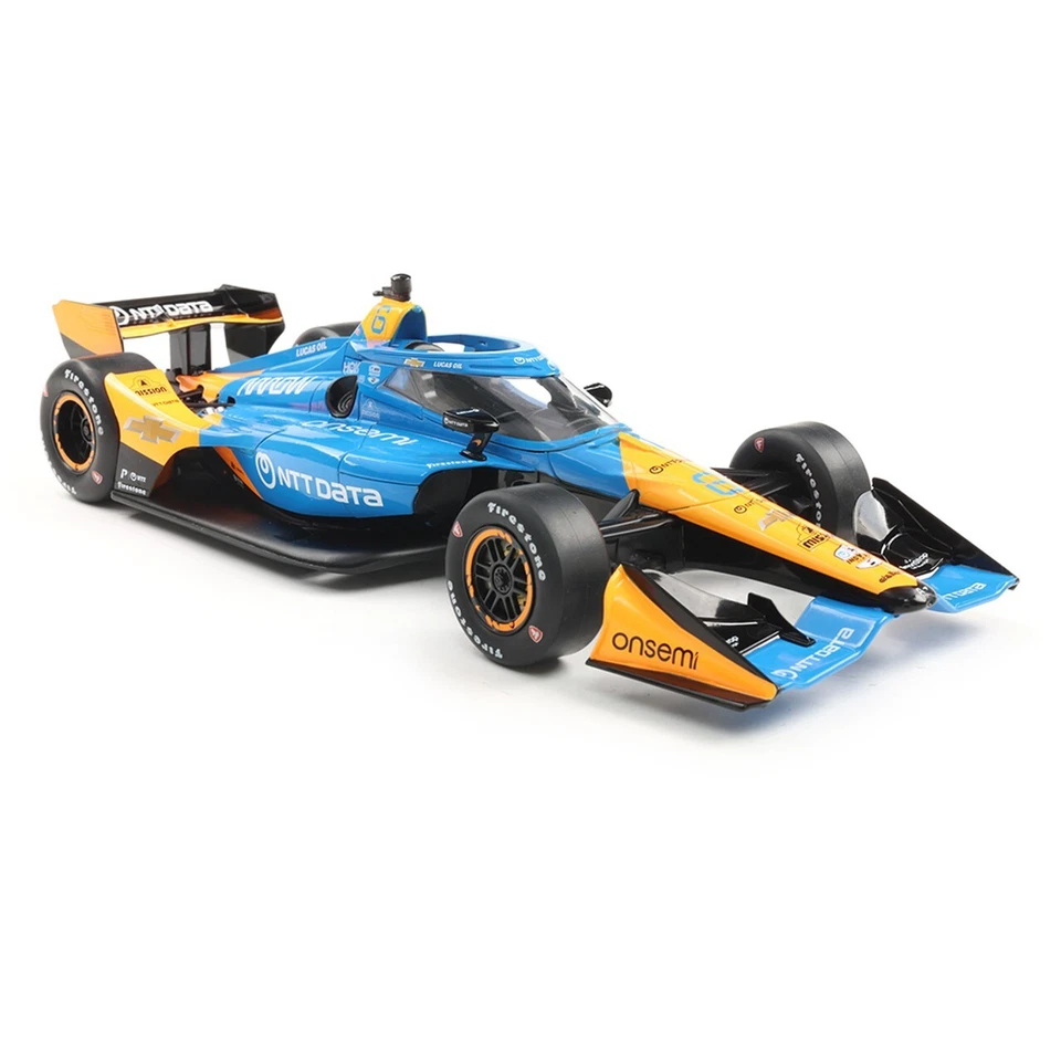 #6 Nolan Siegel / Arrow McLaren Diecast modelo a escala 1:18 - IXO America IND18009 Foto 3 de 4
