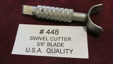  448 Leather carving SWIVEL CUTTER U.S.A. New Tool Leather Craft TOOLING