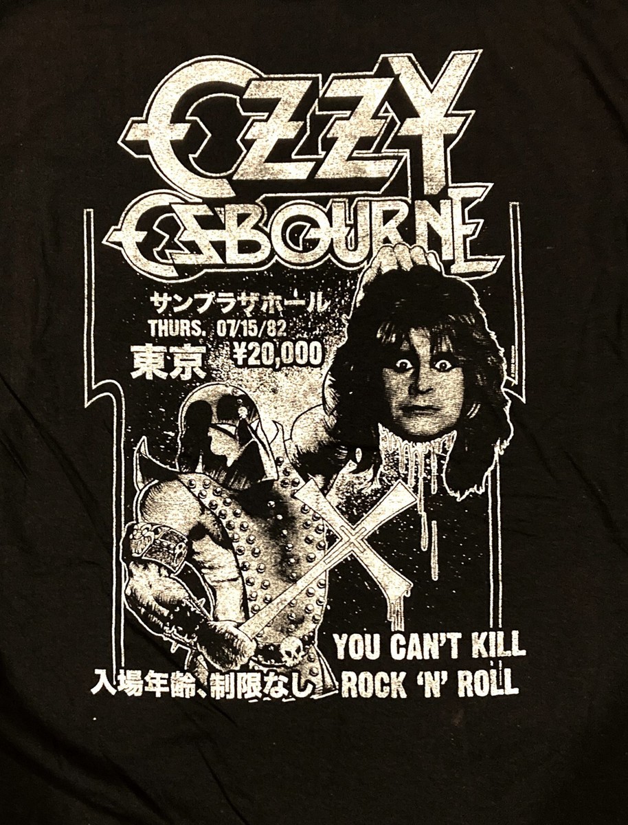 その他 ozby326 OZZY OSBOURNE cd lgo EXECUTIONER JAPAN 1982 Official SHIRT