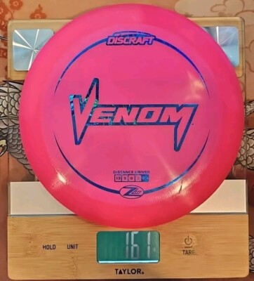 Discraft Z Lite Venom Pink - NO INK 7/10 Blue Wave Stamp - MAKE AN