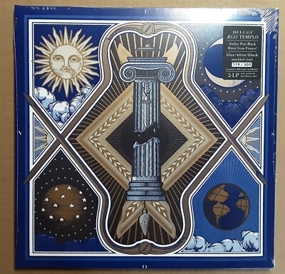 Deluge Ægo Templo Blue White Black Vinyl LP Record new Aego 
