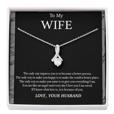 To My Wife Necklace, Gift For Wife, Wife Birthday Gift, Gifts For Her