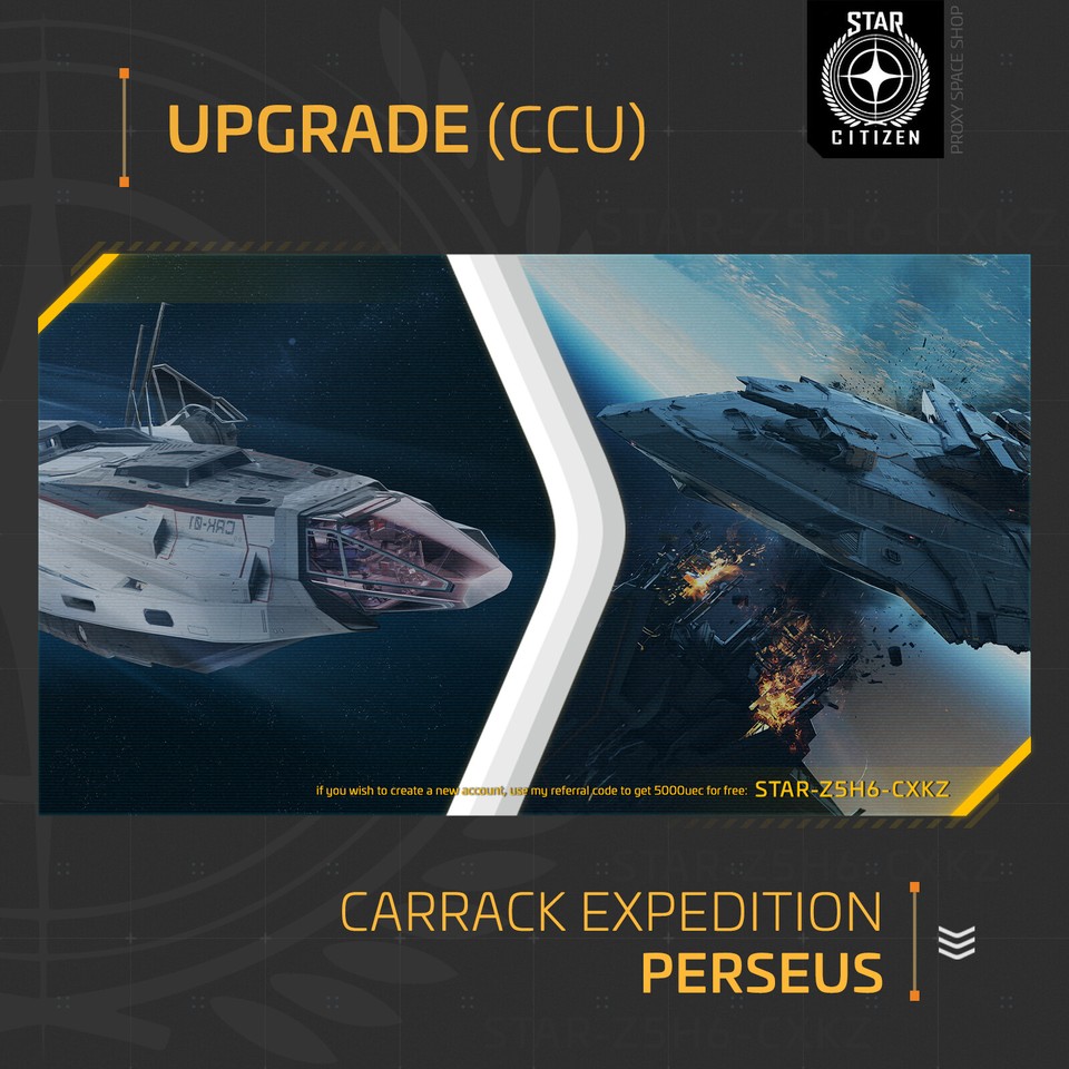 Star Citizen - RSI PERSEUS - UPGRADE - (CCU