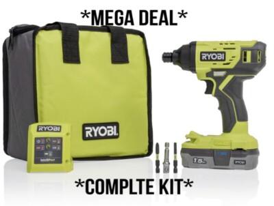 Ryobi One+ Impact Driver complete Kit UK