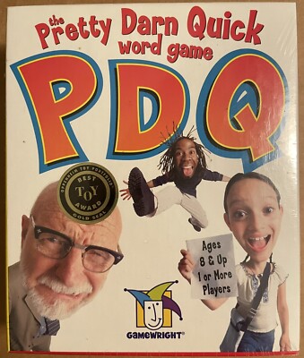 Vtg 2003 PDQ The Pretty Darn Quick Word Game Gamewright Best ToyAward New Sealed