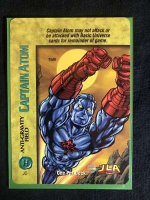 DC Overpower Justice League Captain Atom Anti-Gravity Field Mint-NM Card