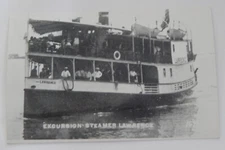 Steamship Steamer LAWRENCE real photo postcard RPPC