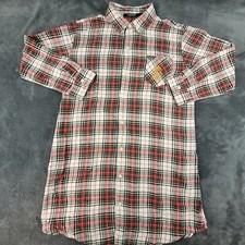 Lauren Ralph Lauren Nightgown Womens Medium Flannel Night Shirt Tartan Plaid
