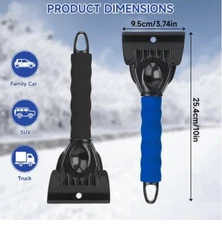 Ice Frost Snow Scrapers For Car Windscreen x 2 Winter Motoring Essentials  BNIB