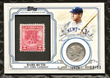 2016 Topps World Series Coin & Stamp #Wccs-BR Babe Ruth 14/50 YANKEES