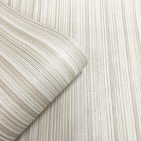 Muriva Venezia Streifen Tapete Glitzer Metallisch Texturiert Vinyl Natur M66517