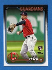 2024 Topps Baseball Series 2 #678 Jose Tena RC - Cleveland Guardians