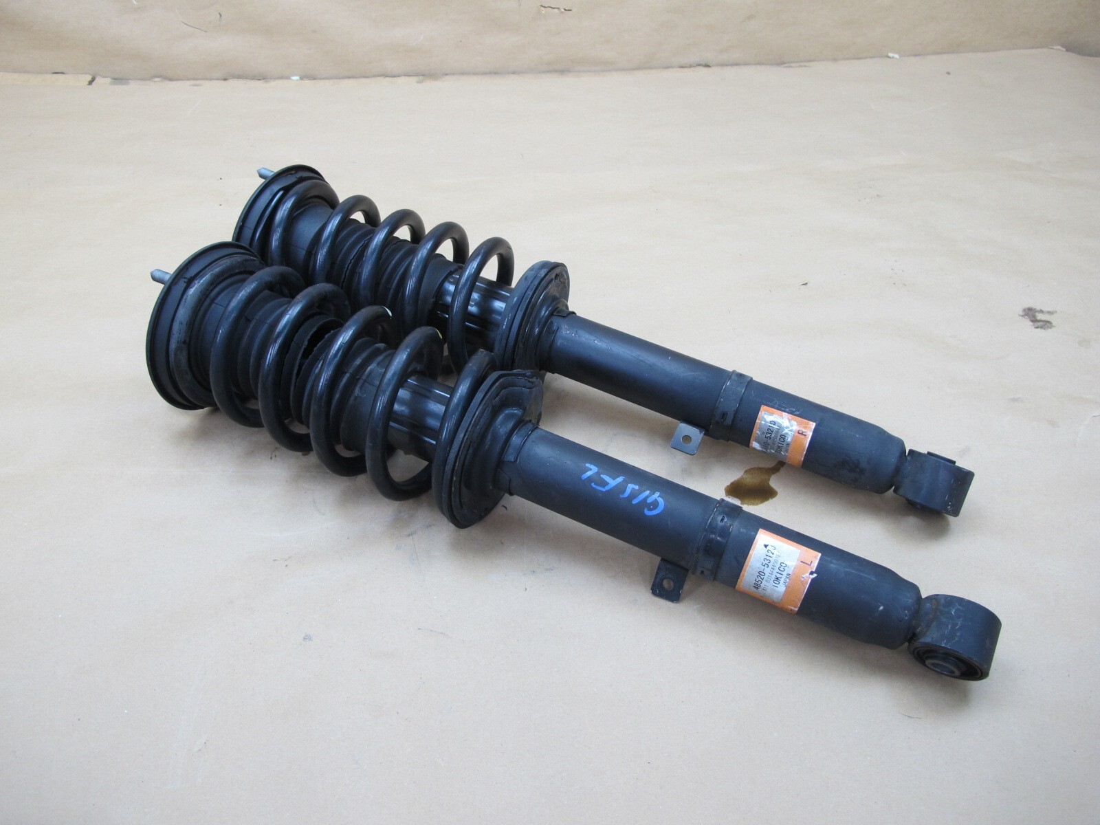 🥇1015 LEXUS IS350 CONVERTIBLE FRONT LEFT RIGHT SIDE SHOCK STRUT SET