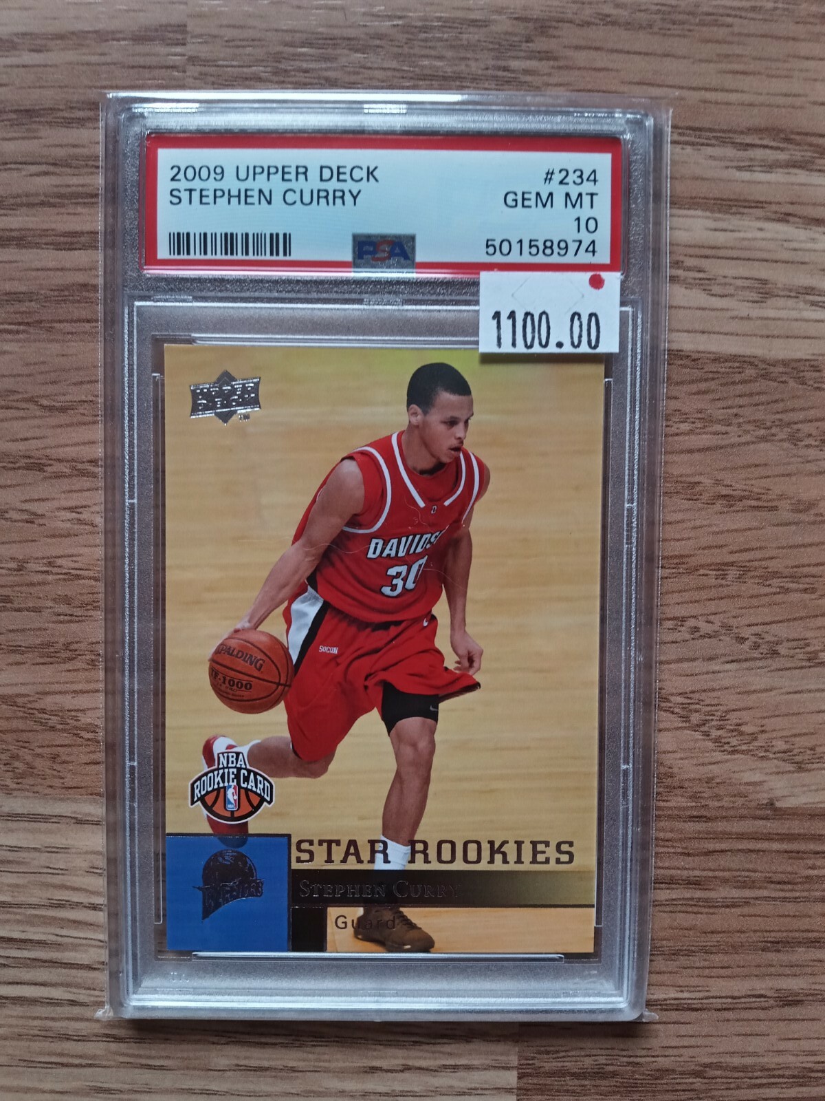 2009-10 UPPER DECK STEPHEN CURRY RC #234 PSA 10 GEM MINT 💎 view 3
