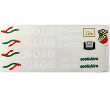 Gios Evolution complete set of decals vintage