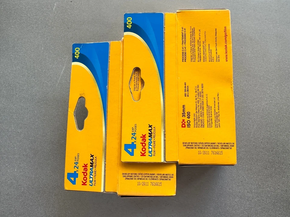 8 Rolls Kodak UltraMax ISO 400 35mm 135/24 Color Film (Two 4-Pack) Expired mp - Image 3 of 4