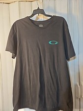 Oakley Shirt Men's XL Blk Crew Neck Double Sided Short Sleeve Stretch Hydrolix 1
