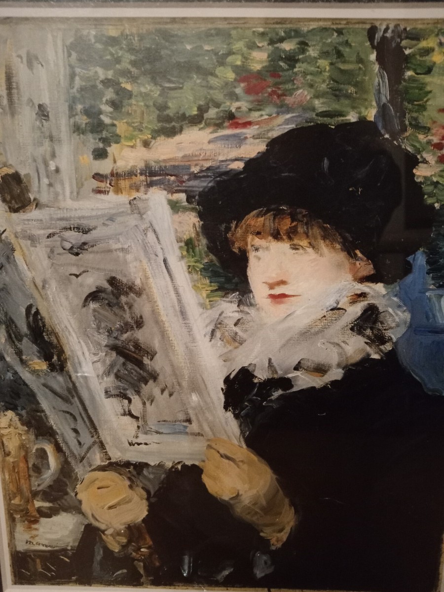 Manet、FEMME A L'EPINGLE D'OR、海外版超希少レゾネ La Dame aux éventails - Edouard Manet | Musée d'Orsay