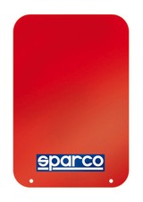 Sparco Universal Mud Flaps Red With Bluewhite Logo Set Of 4 Cartrucksuv New