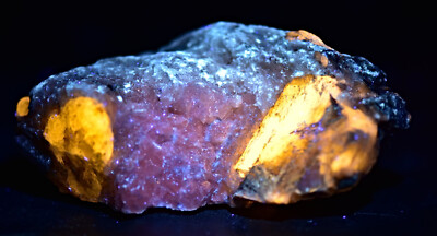 Natural Fluorescent Marialite Scapolite Crystal Specimen 184 Gram