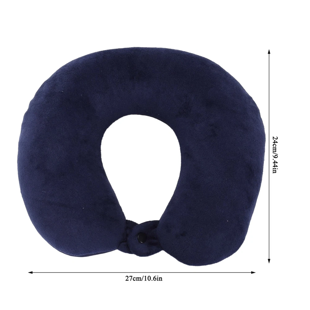 Travel Pillow Memory Foam-Head Neck Support Airplane Pillow For Traveling, Car