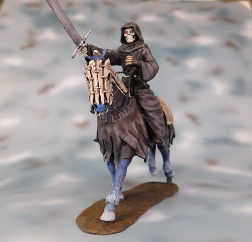 ⭐️Cavalry ghost rider. Tin Soldiers Figurines Miniatures 54mm 1/32. PAINTED⭐️ - Picture 5 of 5