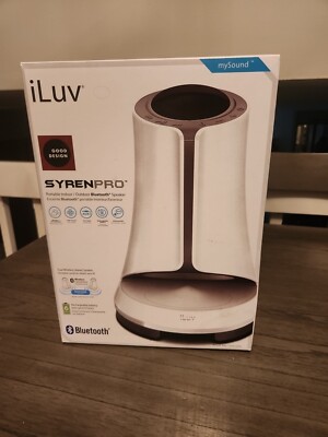 iLuv SyrenPro Indoor/Outdoor Bluetooth Speaker Water-Resistant Stereo Capable 