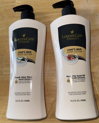 Lovercare Goat's Milk Body Body Lotion 2-PACK (2 x 15.2 Oz.)