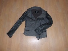 TIGHA DAMEN STOFF/LEDER JACKE  GR:S TOP MEGA SELTEN AUS USA MITGEBRACHT