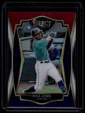 2021 Panini Select Kyle Lewis #131 Tri-Color Prizm