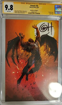 Venom 35 Greg Horn Signed Icarus Wings Melting Variant CGC 9.8 Donny Cates Story