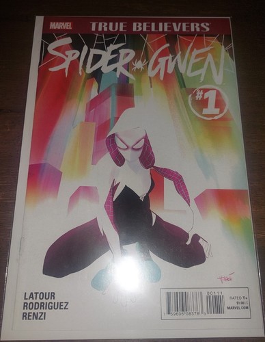 TRUE BELIEVERS SPIDER-GWEN #1 NOV 2015 SPIDER-WOMAN MARVEL COMICS NM