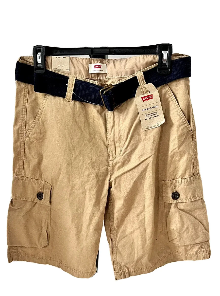 1 Levi s Cargo Shorts Boys Husky Falls Below Knee CHOOSE A SIZE