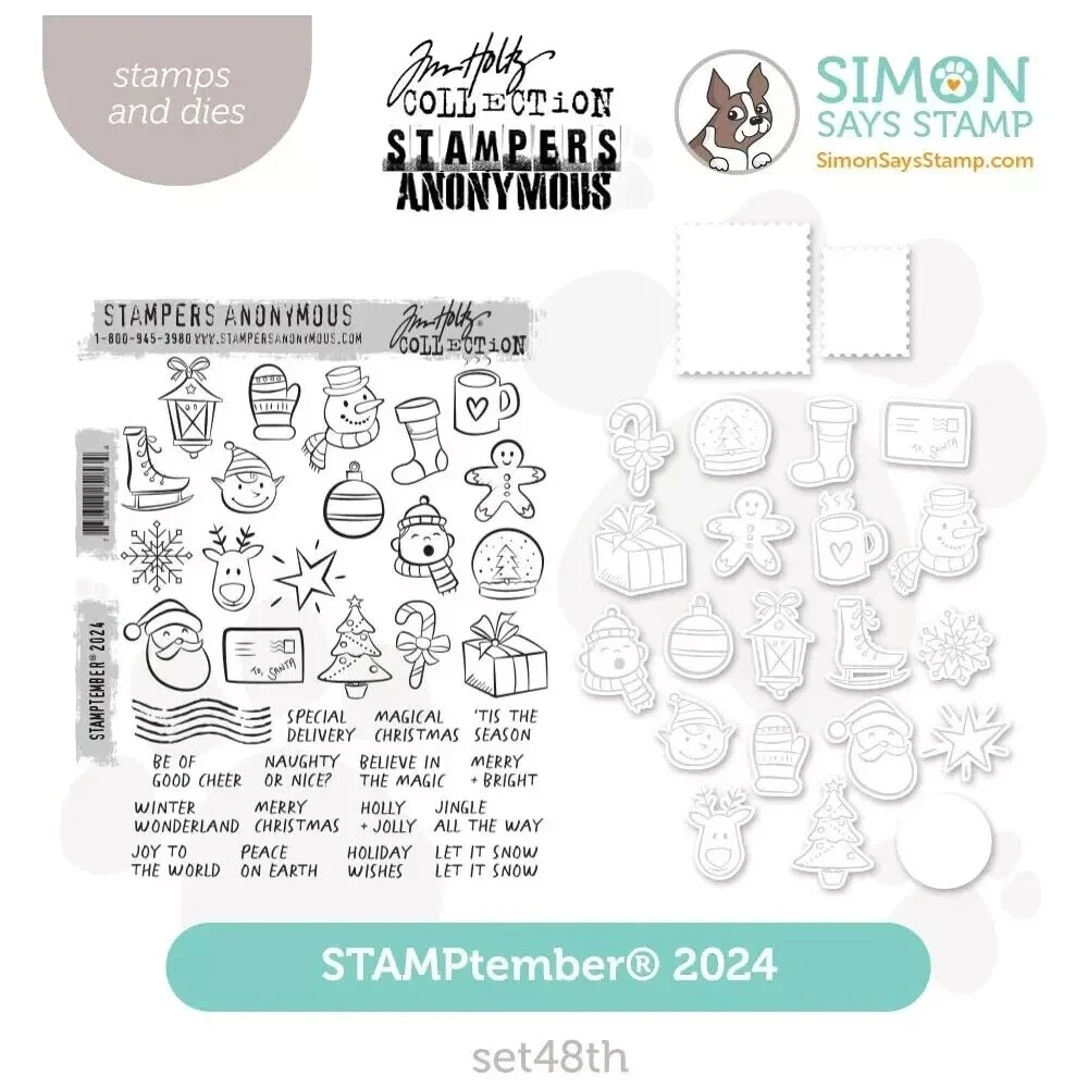 Sellos de Goma Tim Holtz vacaciones Craft