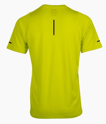 OAKLEY Men PURSUIT RC T-Shirt Yellow Running Tee Top GYM