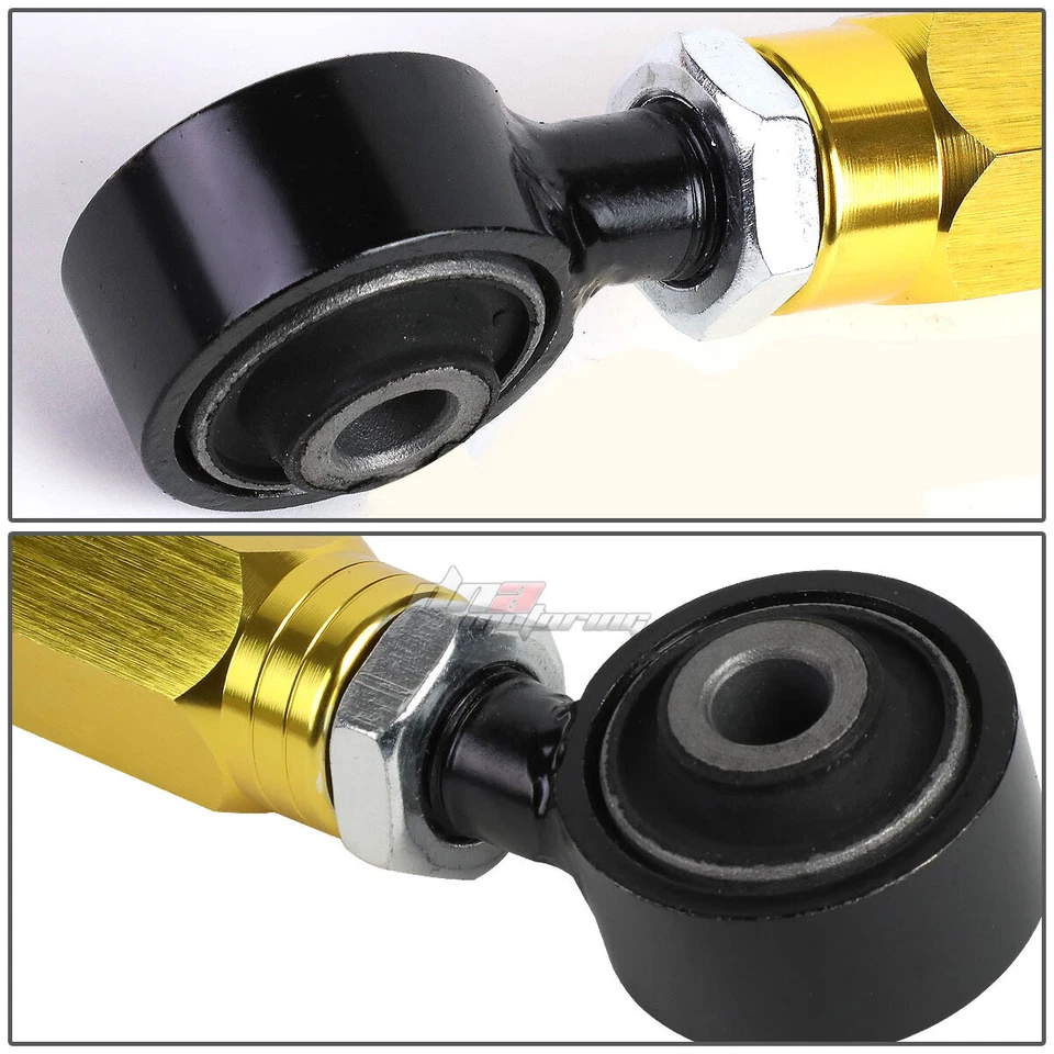 PARA 88-00 CIVIC/CRX/DEL SOL/DC DORADO AJUSTABLE BRAZO/BARRA DE CONTROL PUNTERA INFERIOR TRASERA Foto 4 de 4