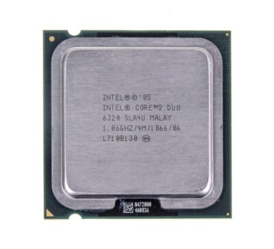Intel Core 2 Duo E6320 6320 SLA4U CPU 1.86GHz 4MB 1066MHz Socket 775 64-bit