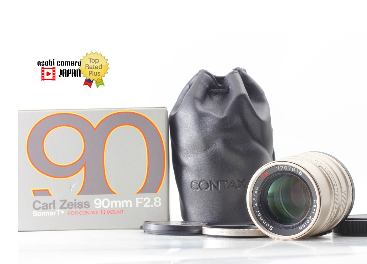 Mint in Box] Contax Carl Zeiss Sonnar T* 90mm f/2.8 Lens for