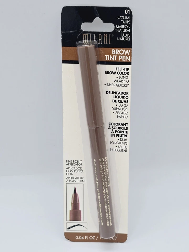 Milani Brow Tint Pen Fine Felt Tip Marker 01 Natural Taupe 0.04 fl oz - Image 2 of 3